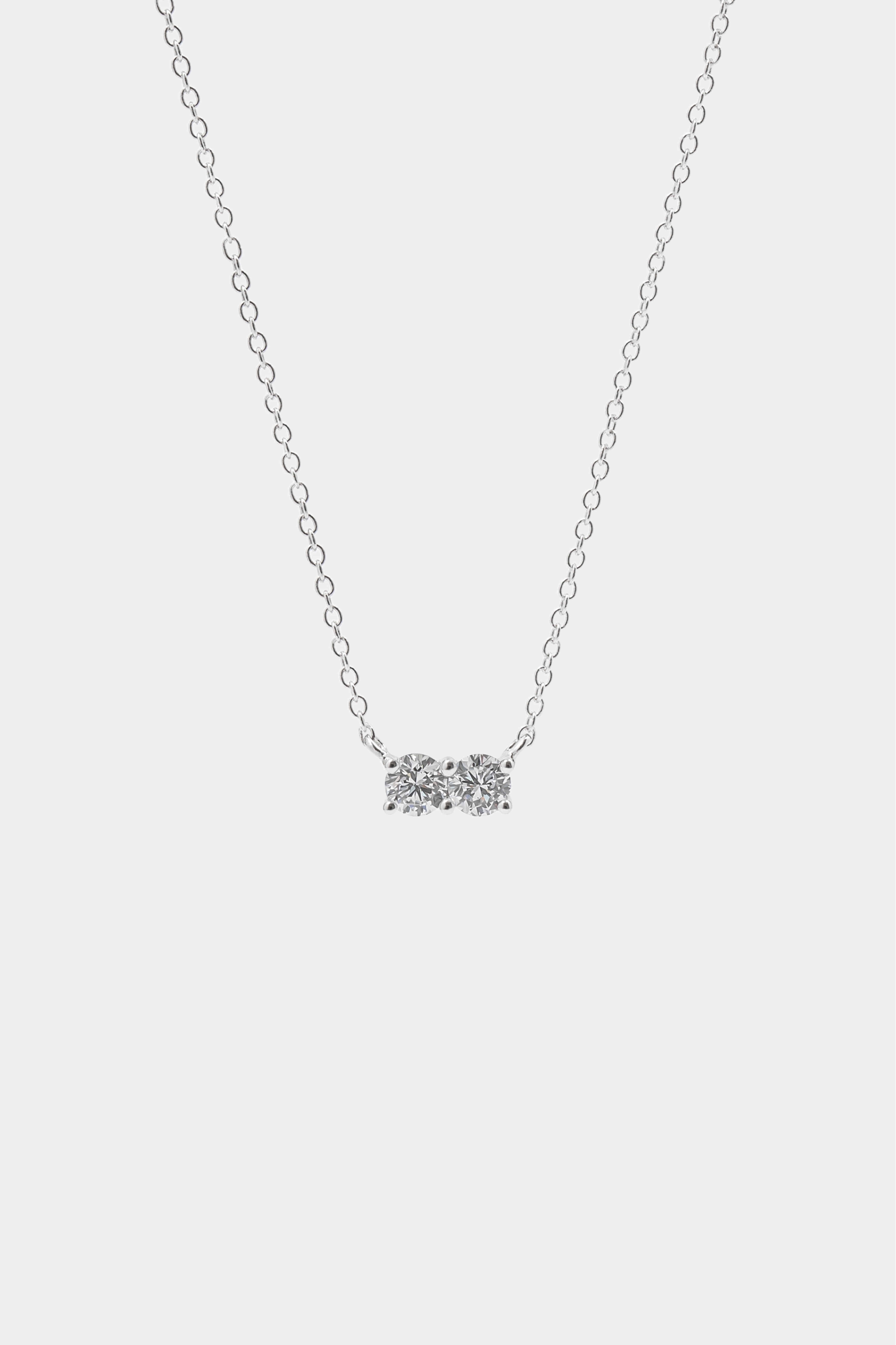 0.1ct Froggy double necklace - fixed