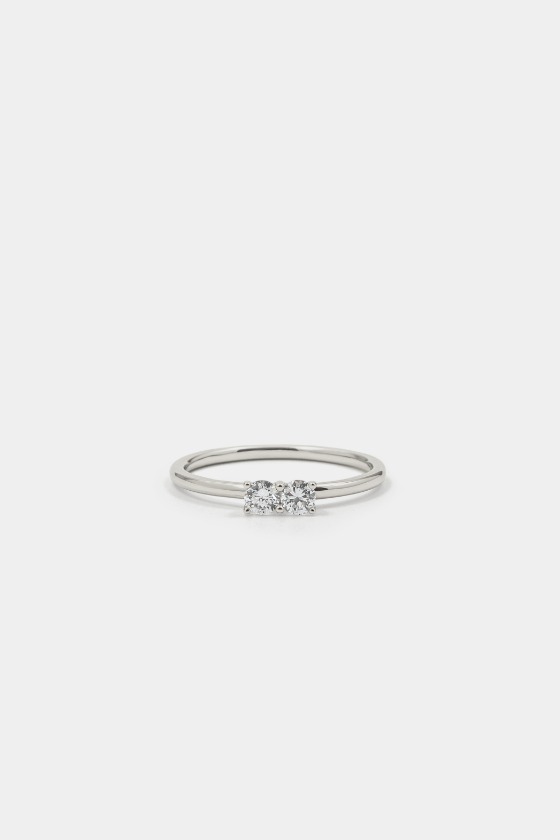 0.1ct froggy double ring