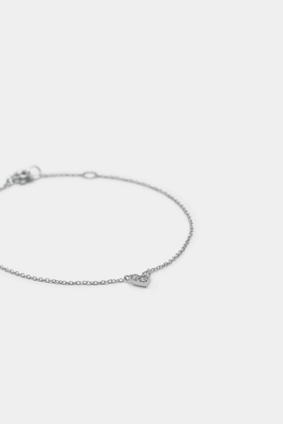 Double heart bracelet - L